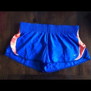 NWT Nike dri-fit shorts - blue & coral